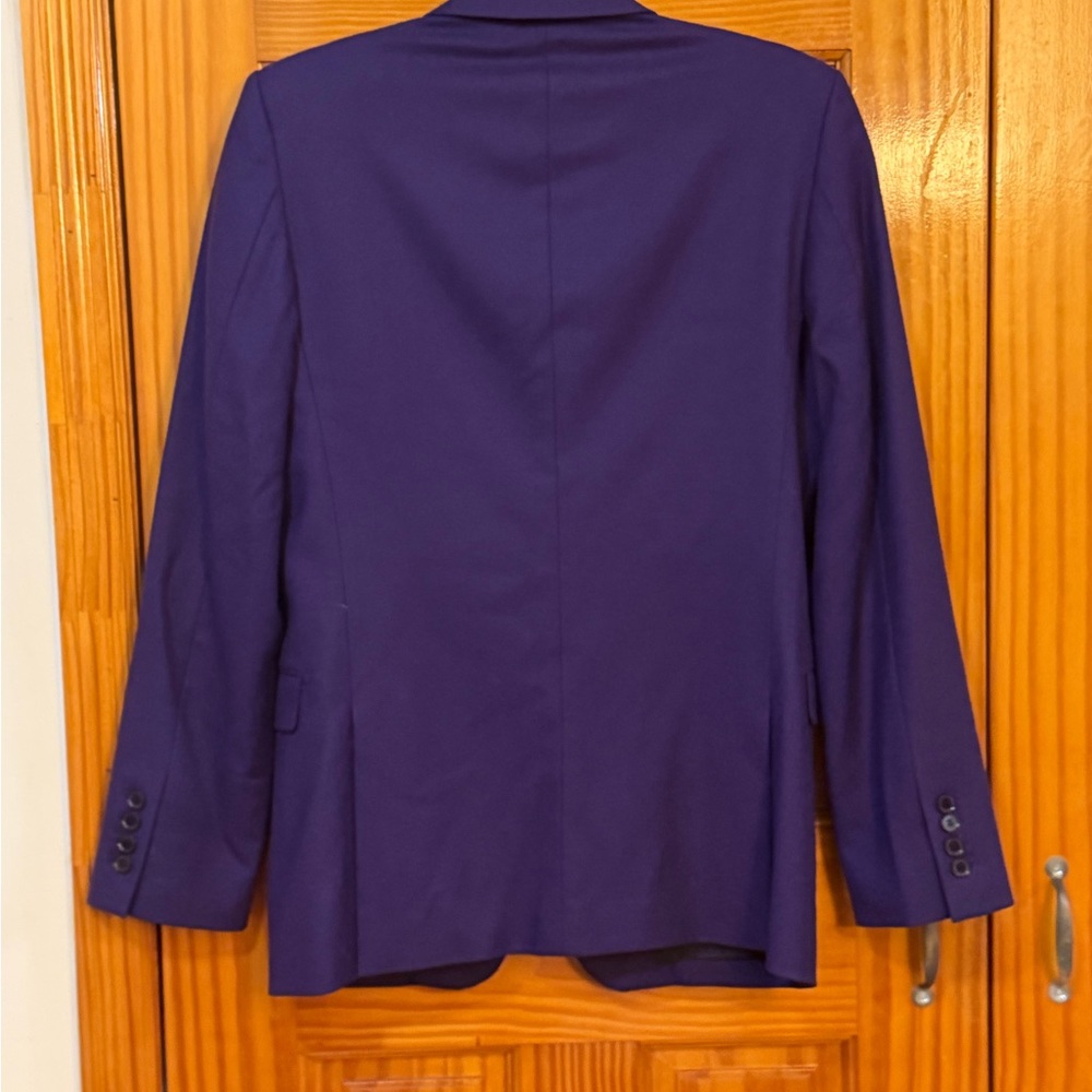 John Lawrence Sullivan Purple wool Tailored Blazer Jacket Size 38 Made in Japan - Picture 2 of 5